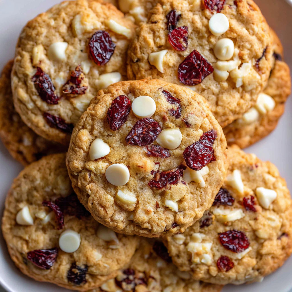 Weiße-Schokolade-Cranberry-Kekse.