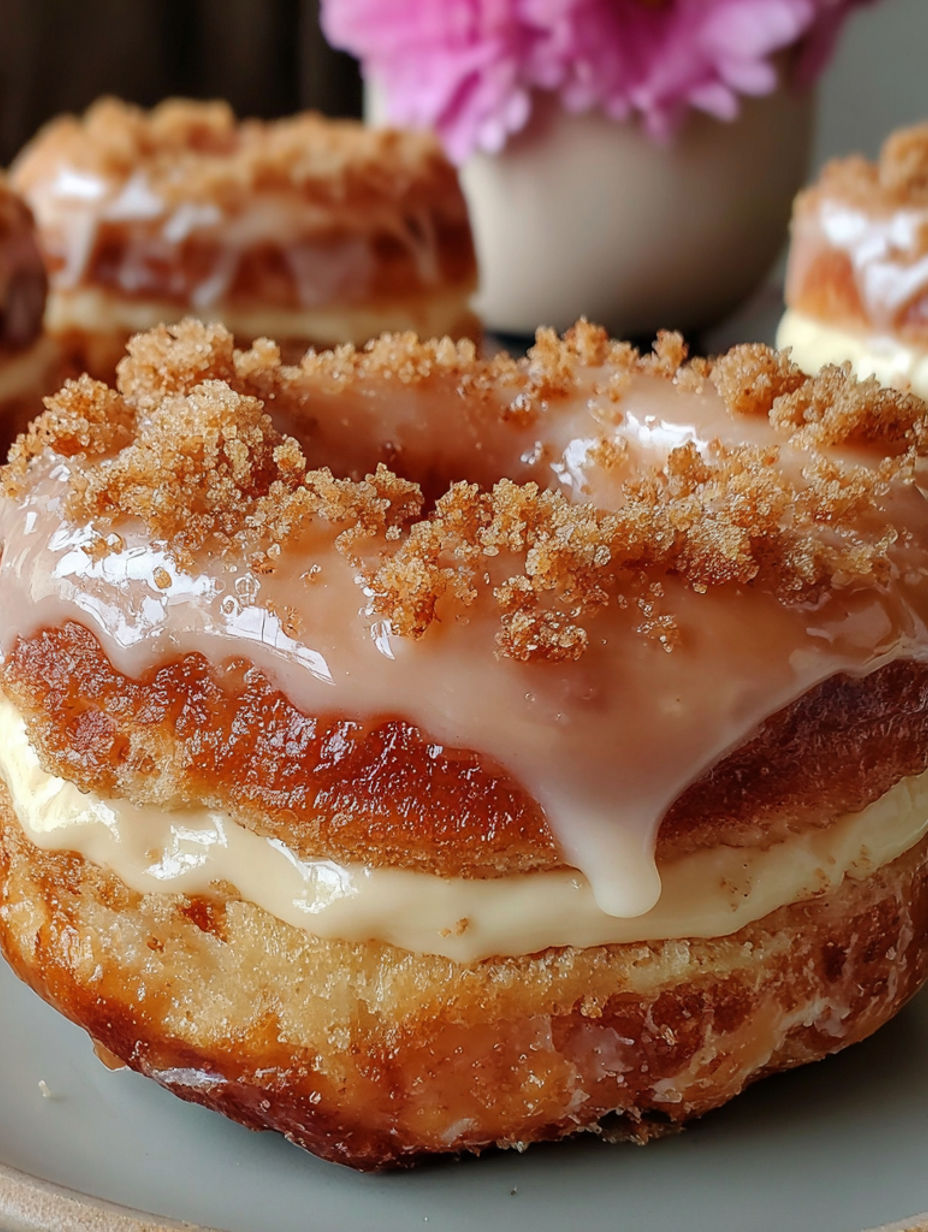 A close up of a donut with icing and sprinkles.