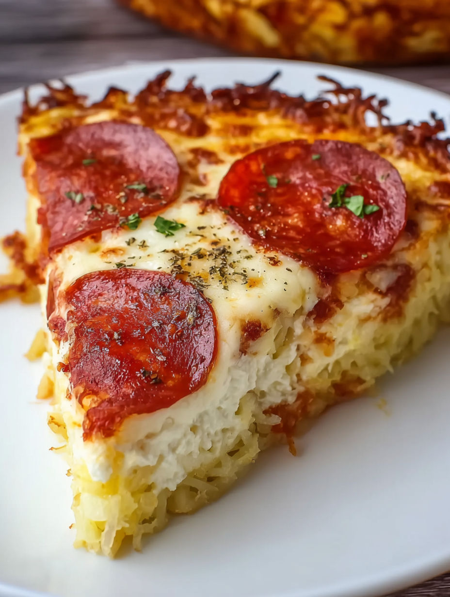 A slice of pizza with pepperoni and cheese.