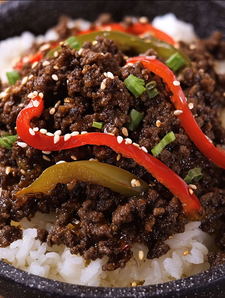 A close up of a delicious beef dish.