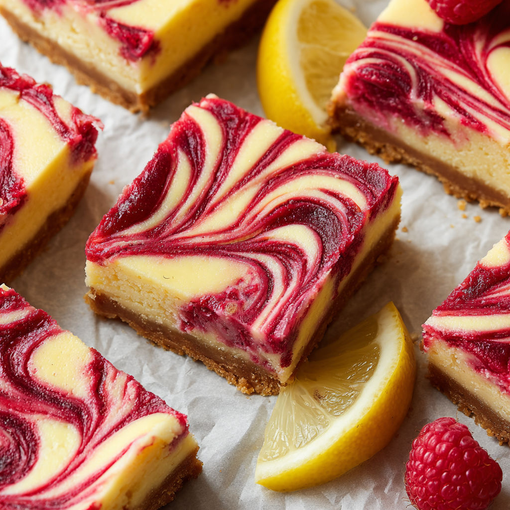A slice of raspberry lemonade cheesecake bars.