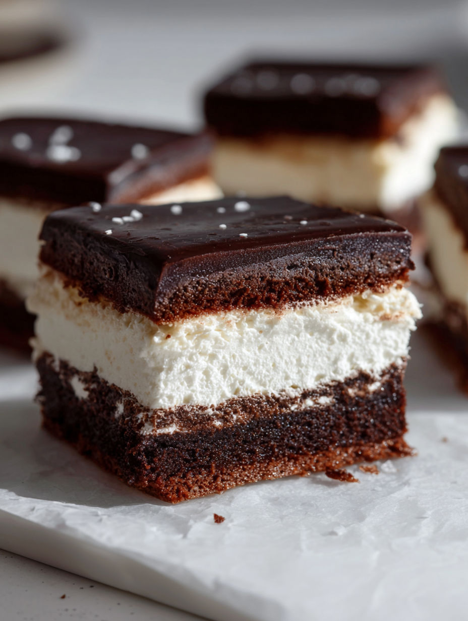 A slice of Kinder Pingui Kuchen.