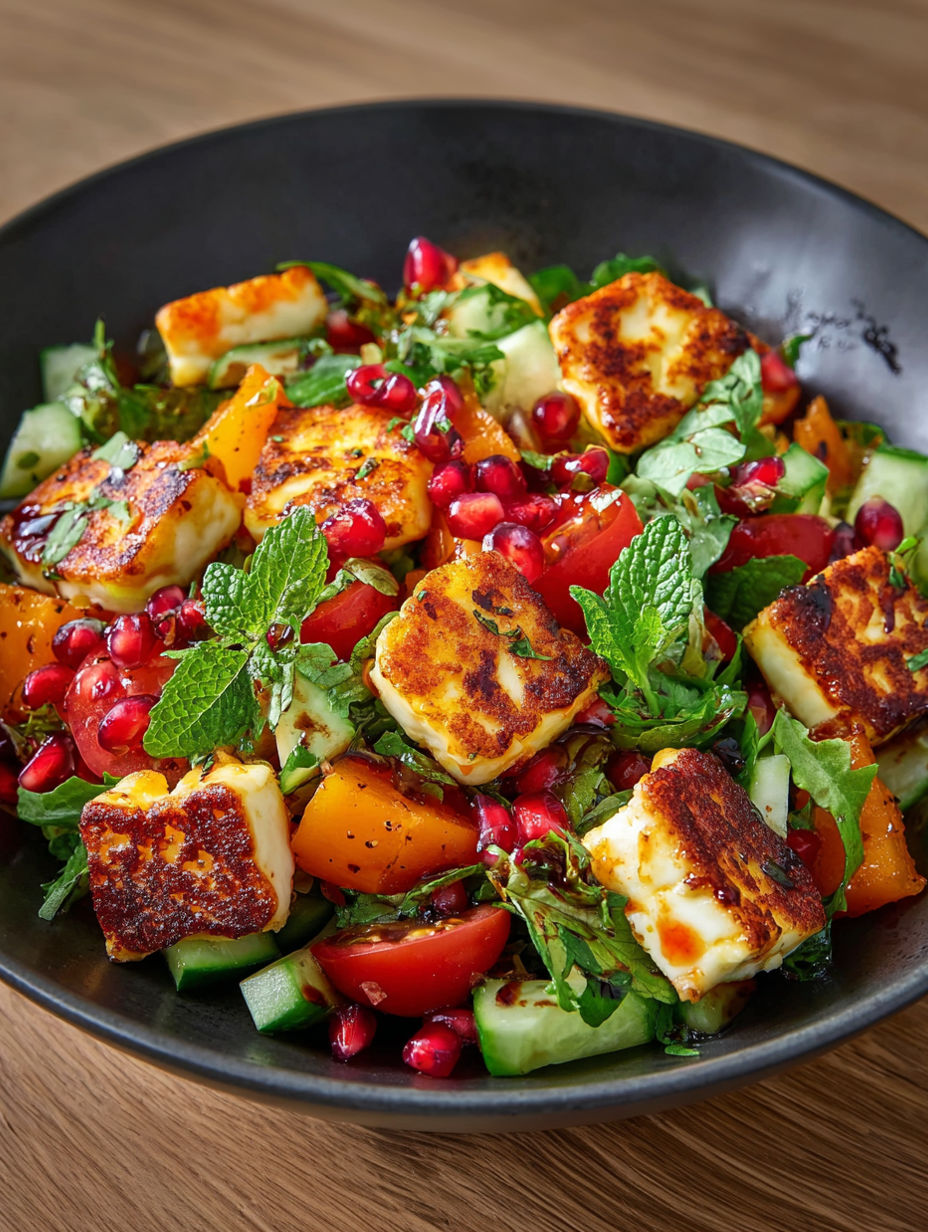 A bowl of food with a variety of ingredients.