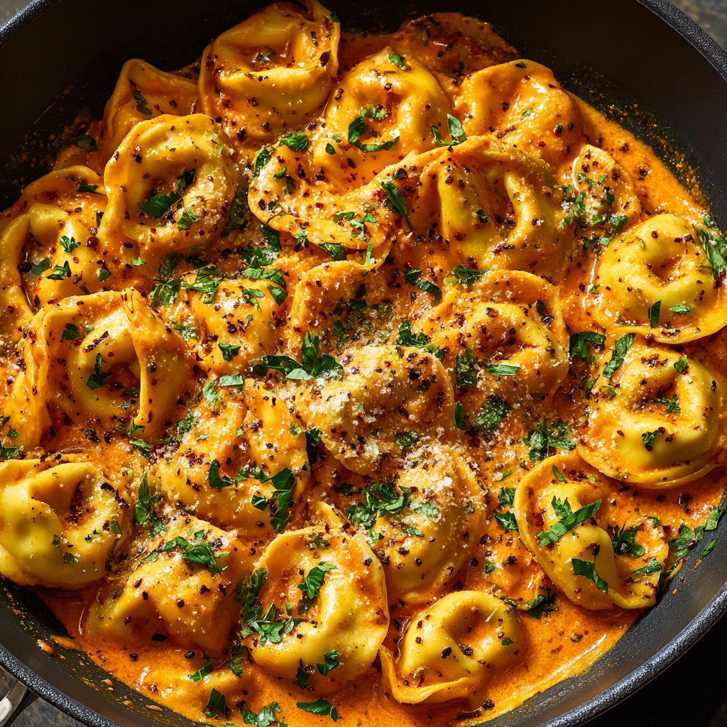 A bowl of pasta with sauce.