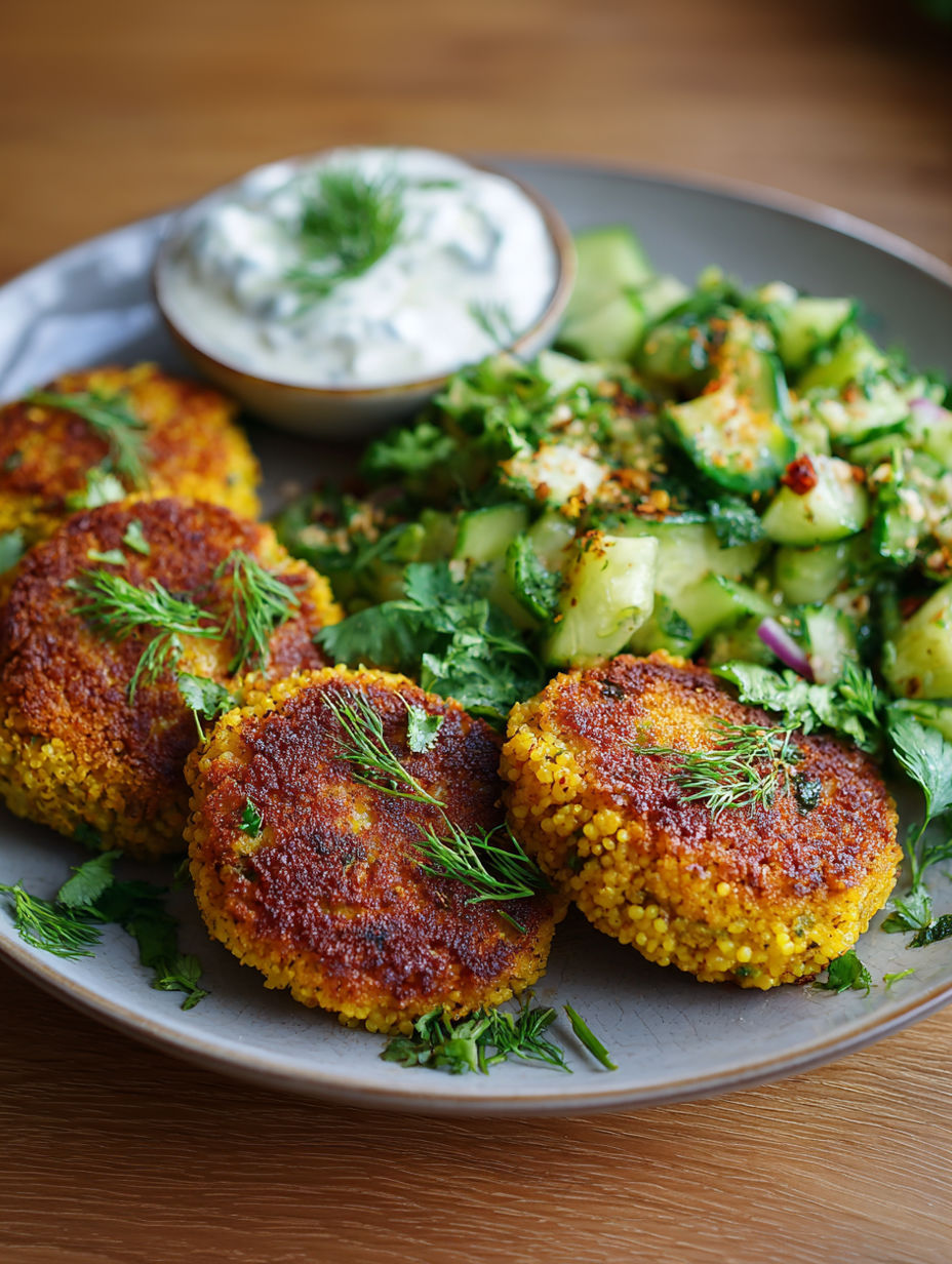 A plate of food with a salad and some meat.