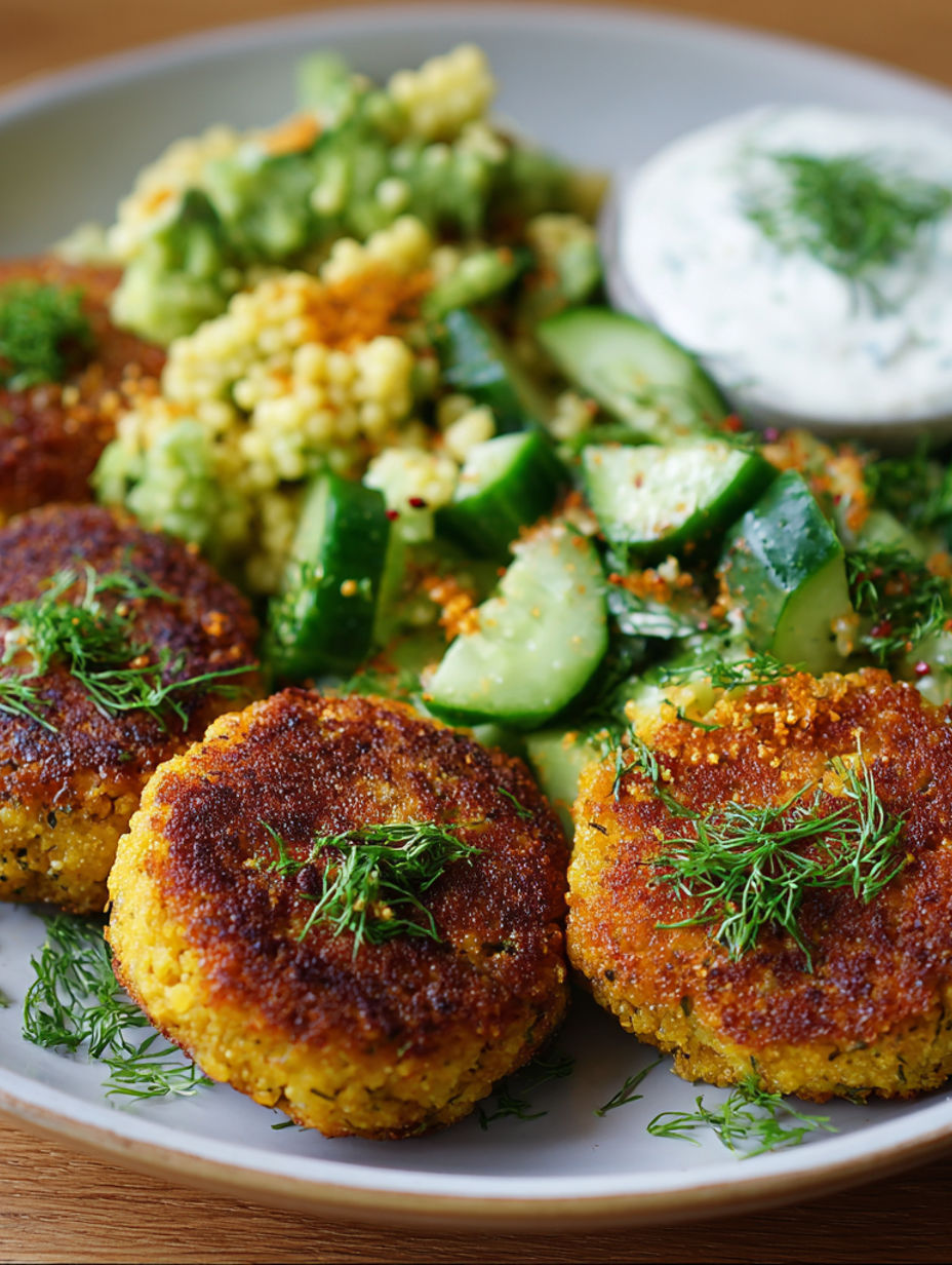 A plate of food with a variety of vegetables and a dip.
