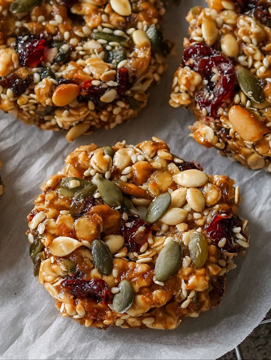 A close up of a vitalkekse bar.