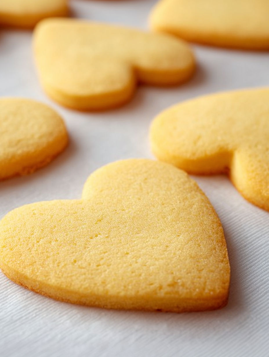 A close up of a heart shaped cookie.