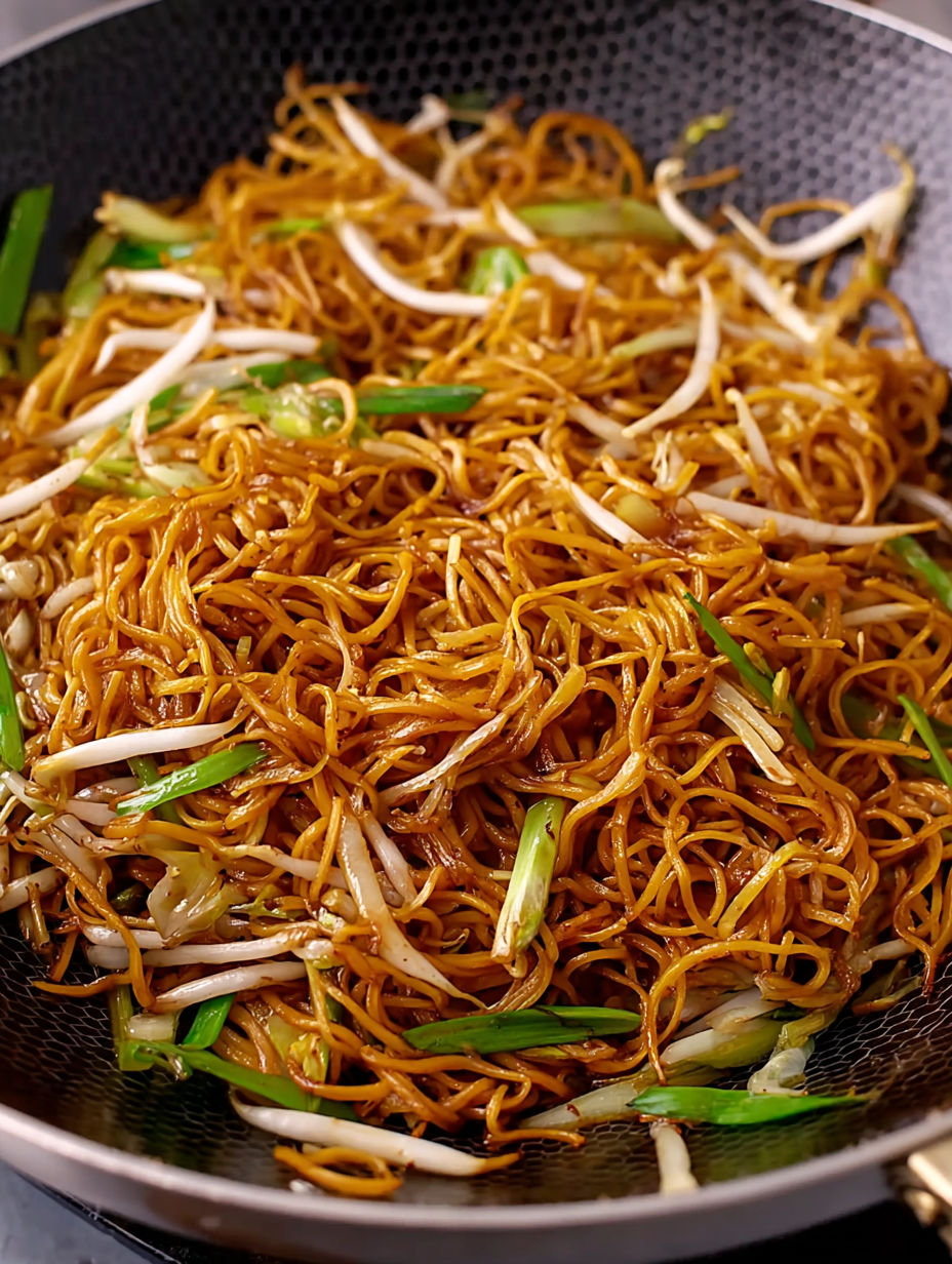 A bowl of Cantonese Chow Mein.