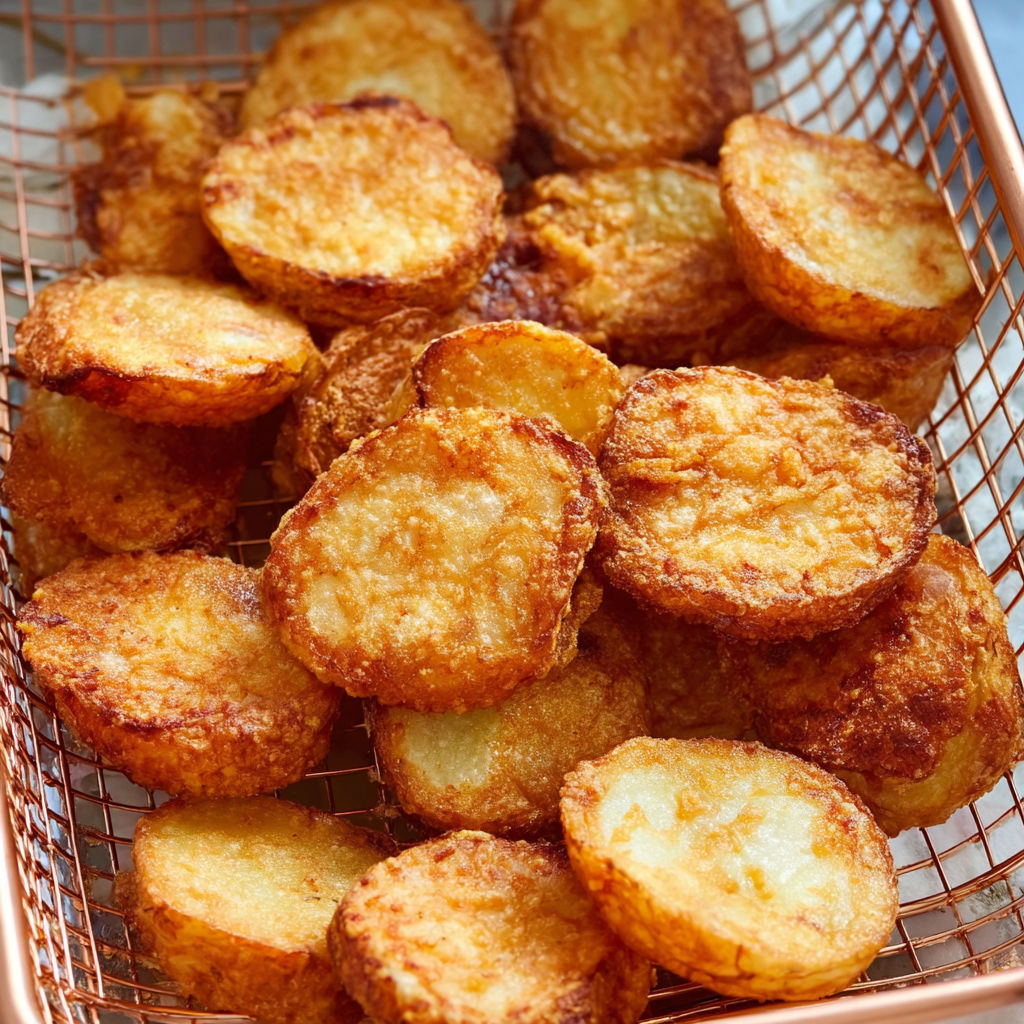 A basket of Mojo Potatoes.