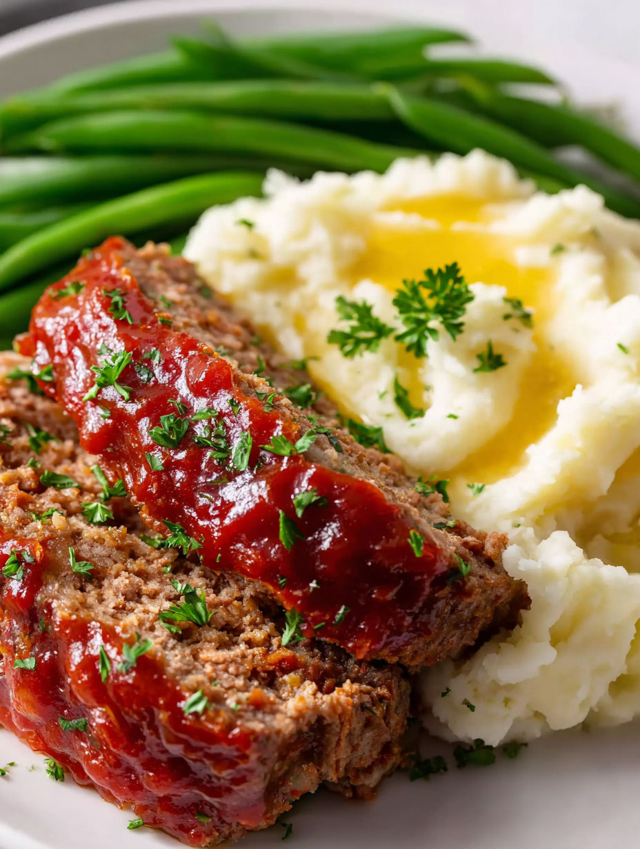 A plate of food with meat and potatoes.
