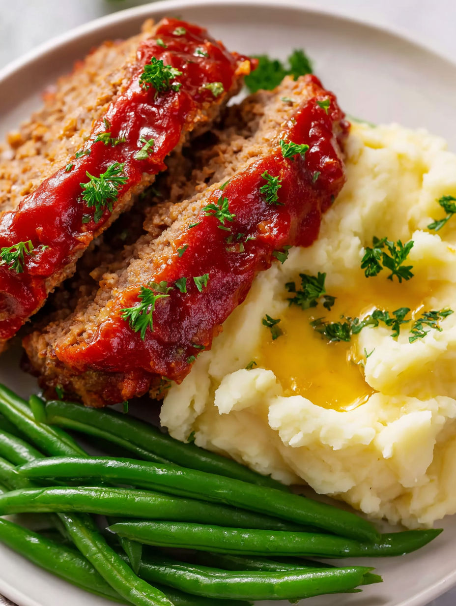 A plate of food with meat and potatoes.