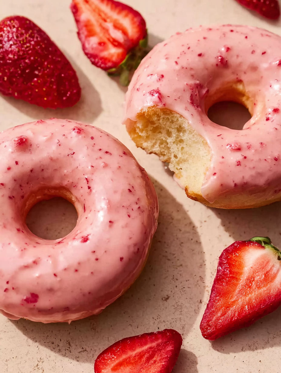 A glazed donut with a bite taken out of it.