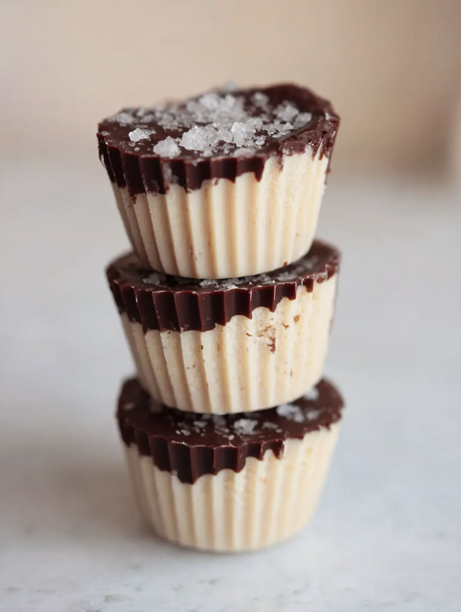 Three chocolate and vanilla flavored desserts.