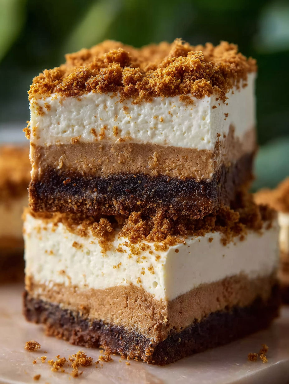 A slice of chocolate cake with caramel on top.