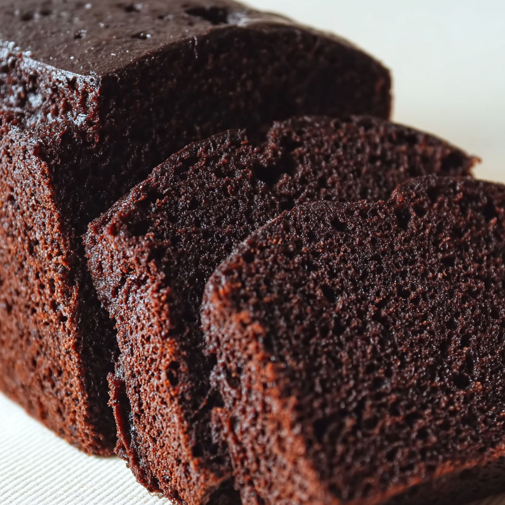 Two pieces of chocolate cake on a white plate.