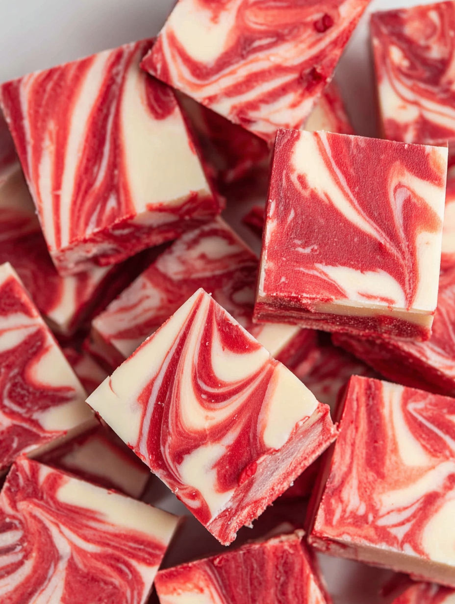 Red velvet fudge cake.