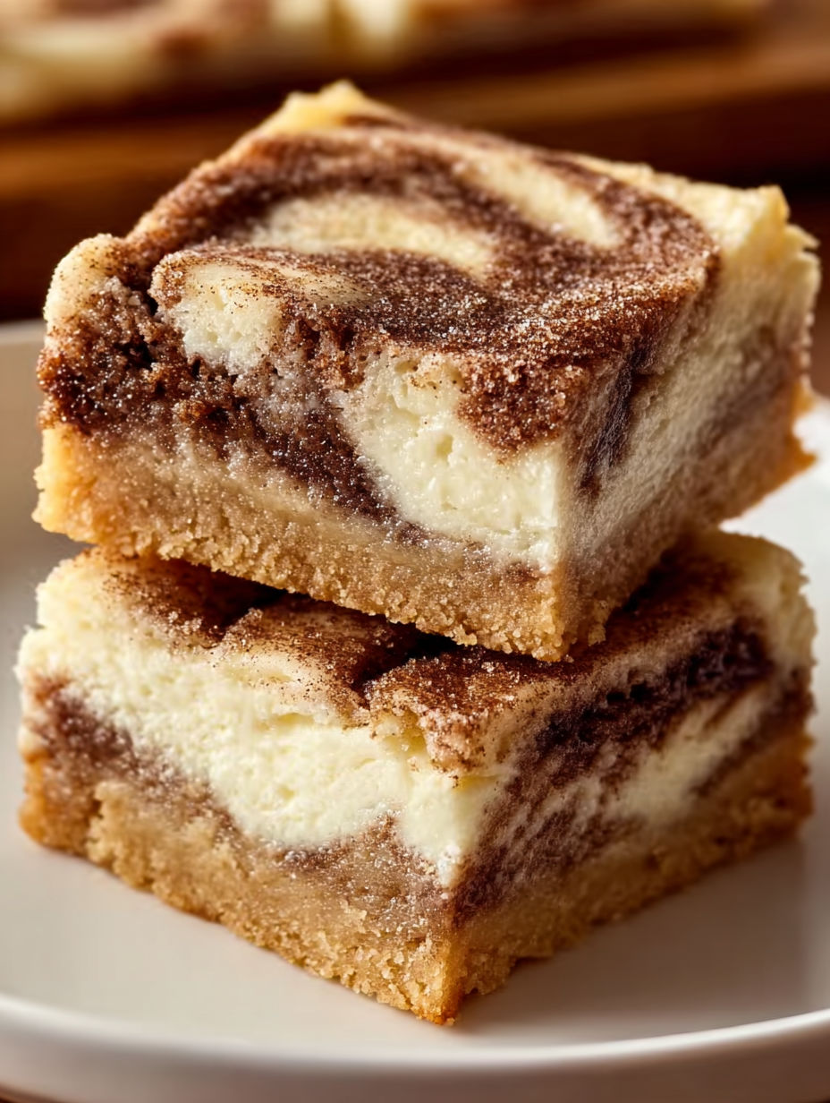 A dessert with a swirl pattern.