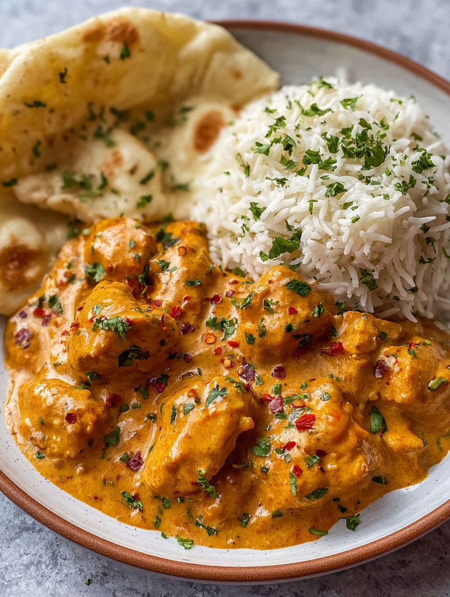 A plate of food with rice, meat, and sauce.