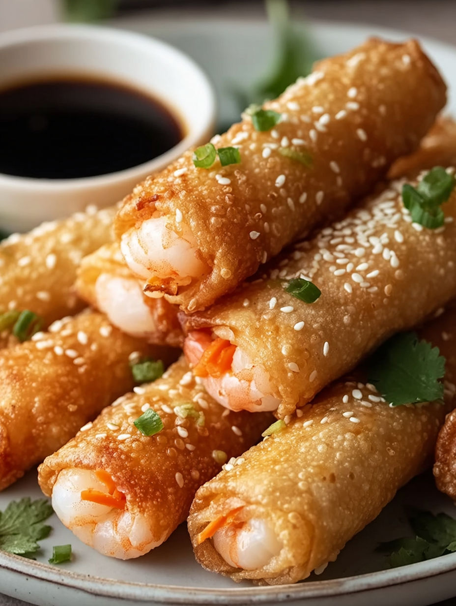 A plate of food with a sauce and a bowl of sauce.