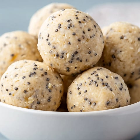 A bowl of protein balls.