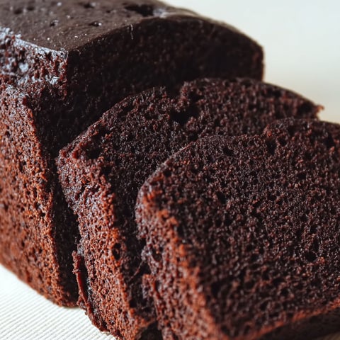 Two pieces of chocolate cake on a white plate.